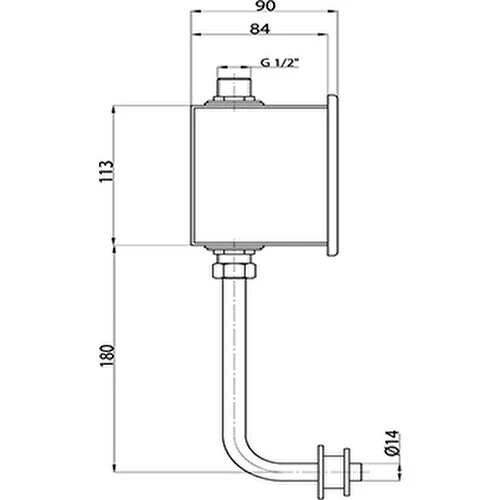 Gpd Fotoselli Pisuar Bataryası Sıva Altı Fpb02 8697557250990 - 2