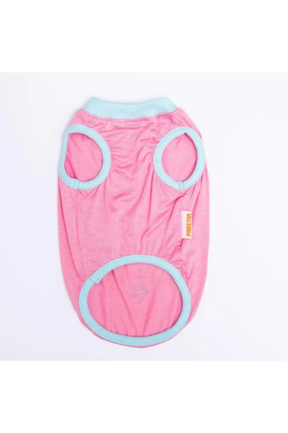 Pawstar Kedi ve KÜÇÜK Köpek T-Shirt Pink Aloha L Sırt33cm Göğüs46cm Boyun30cm - 4