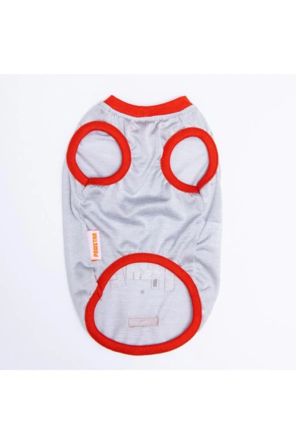 Pawstar Kedi ve KÜÇÜK Köpek T-Shirt Grey Sporty 2XL Sırt43cm Göğüs58cm Boyun38cm - 3