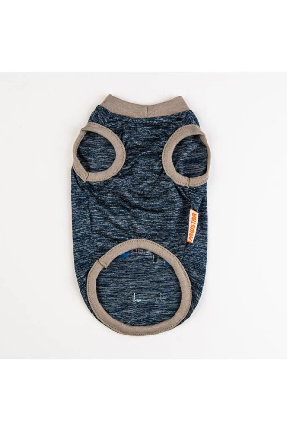 Pawstar Kedi ve KÜÇÜK Köpek T-Shirt Navy Blue Sporty 2XL Sırt43cm Göğüs58cm Boyun38cm - 3