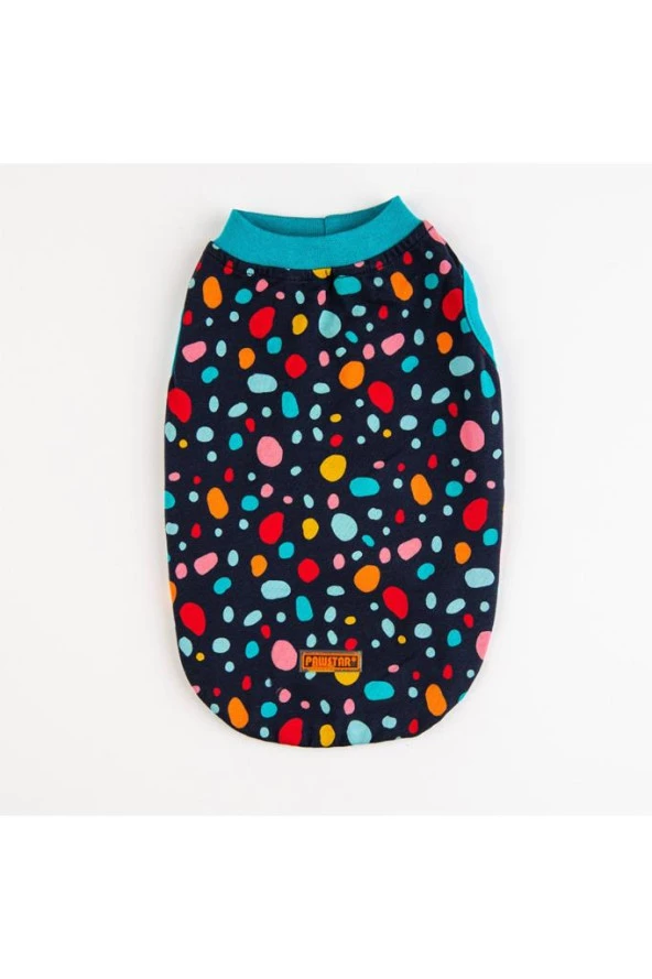 Pawstar Kedi ve KÜÇÜK Köpek T-Shirt Spots L Sırt33cm Göğüs46cm Boyun30cm - 2