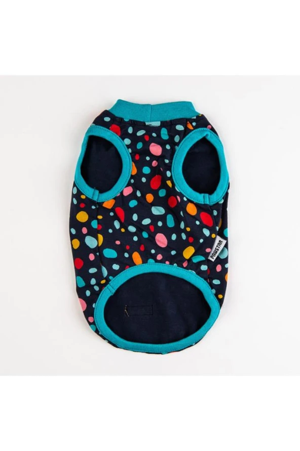 Pawstar Kedi ve KÜÇÜK Köpek T-Shirt Spots L Sırt33cm Göğüs46cm Boyun30cm - 3
