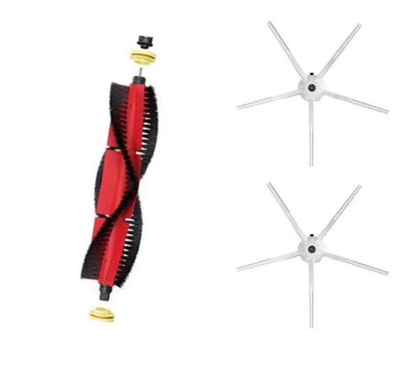 Roborock s6 Max Fırça Seti 1 adet ana fırça 2 adet yan fırça ürün görseli 1