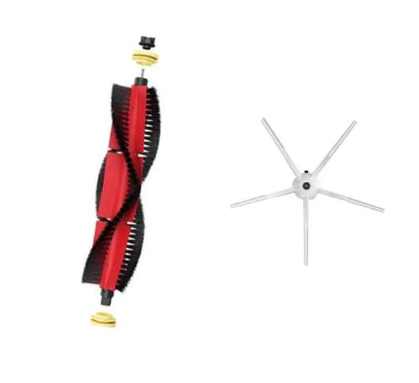 Roborock s6 Max  V Fırça Seti 1 adet ana fırça 1 adet yan fırça ürün görseli 1