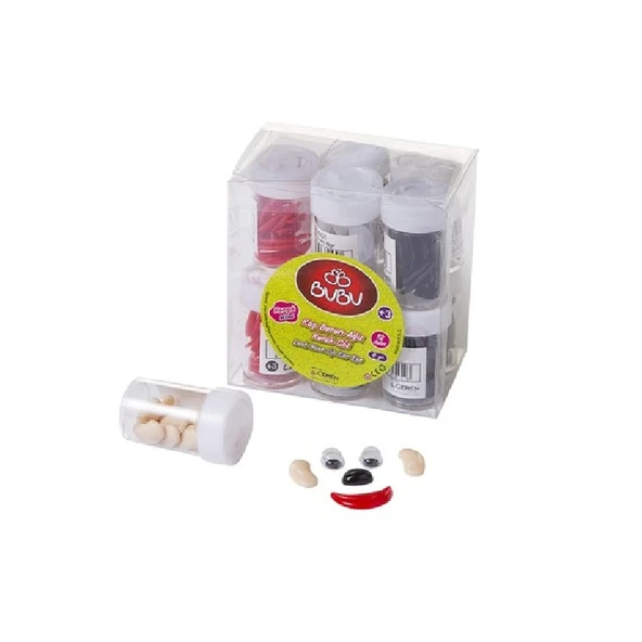 BU-BU Kaş-Burun-Ağız-Kulak-Göz Set 12li pk
