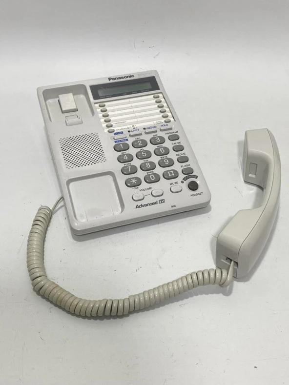 Panasonic KX-TS208W Çift Hatlı Kablolu Masa Telefonu (Kutusuz) - 3