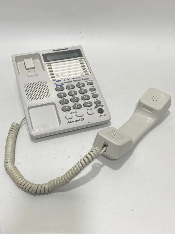 Panasonic KX-TS208W Çift Hatlı Kablolu Masa Telefonu (Kutusuz) - 4