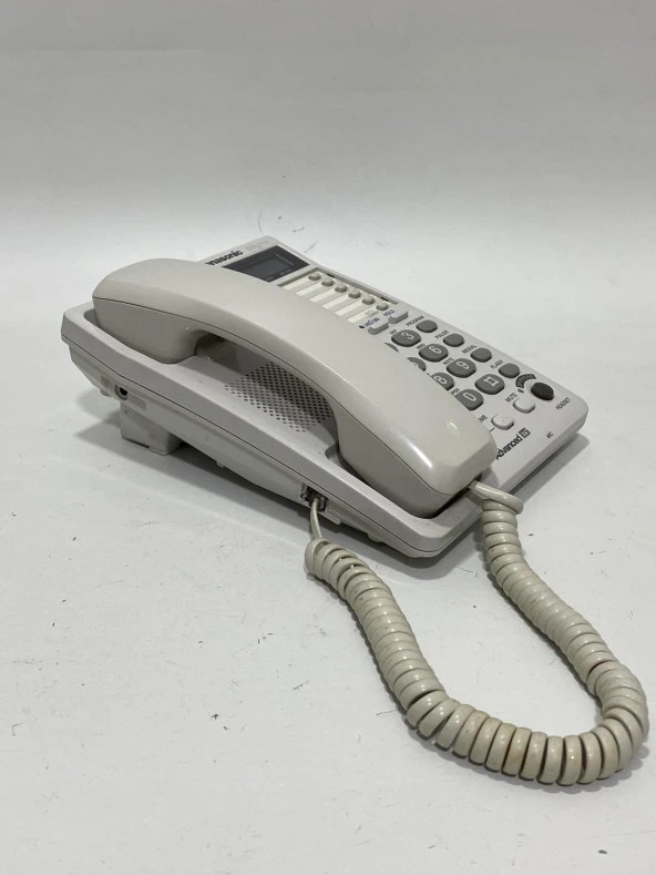 Panasonic KX-TS208W Çift Hatlı Kablolu Masa Telefonu (Kutusuz) - 7