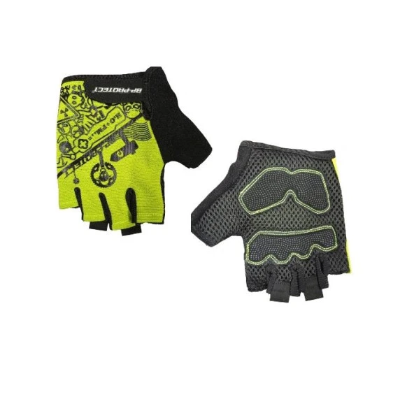 Forte GT Xbyc HJ 1501 Kısa Parmaklı Eldiven XL Beden Bisiklet Eldiveni Yeşil - 2