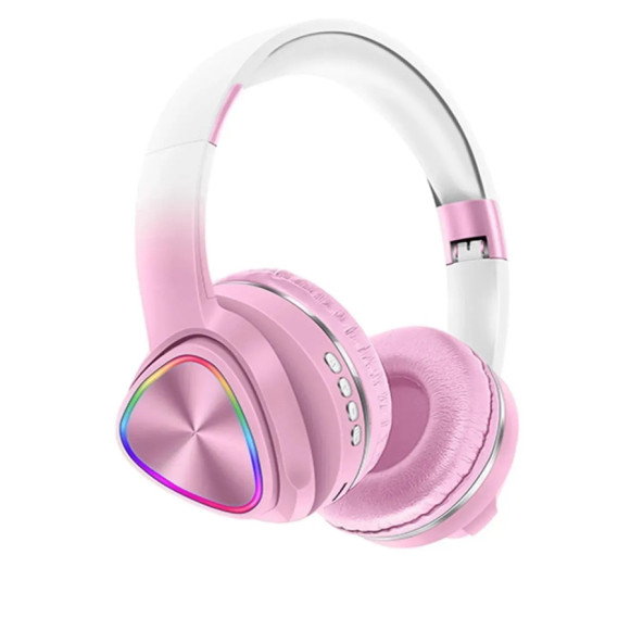 Z11BT Kablosuz Kulak Üstü RGB Led Işıklı Stereo Bluetooth Kulaklık - 2