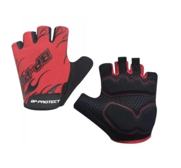 Forte GT Xbyc HJ 1501 Kısa Parmaklı Eldiven L Beden Bisiklet Eldiveni Kırmızı - 2