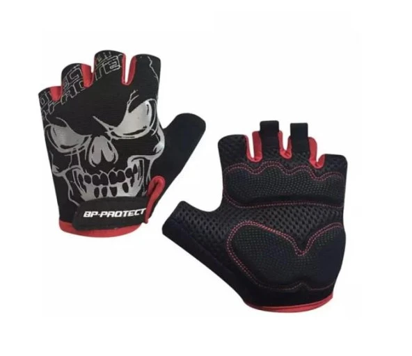 Forte GT Xbyc HJ 1501 Kısa Parmaklı Eldiven XL Beden Bisiklet Eldiveni Siyah