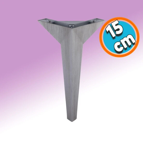 Mobilya Kanepe Çekyat Sehpa TV Ünitesi Baza Koltuk Ayağı Çekyat Saten Eskitme 15 cm Ayak ürün görseli