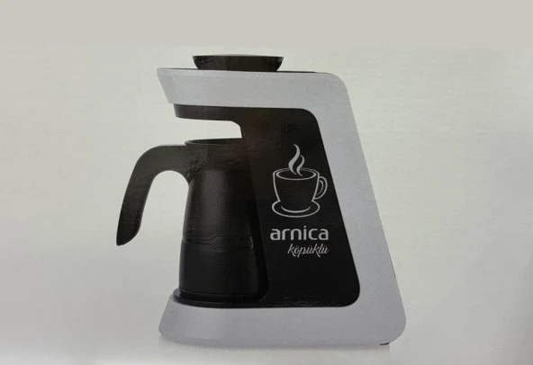 Arnica Köpüklü Pro Otomatik Türk Kahve Makinesi Siyah-Beyaz IH32045