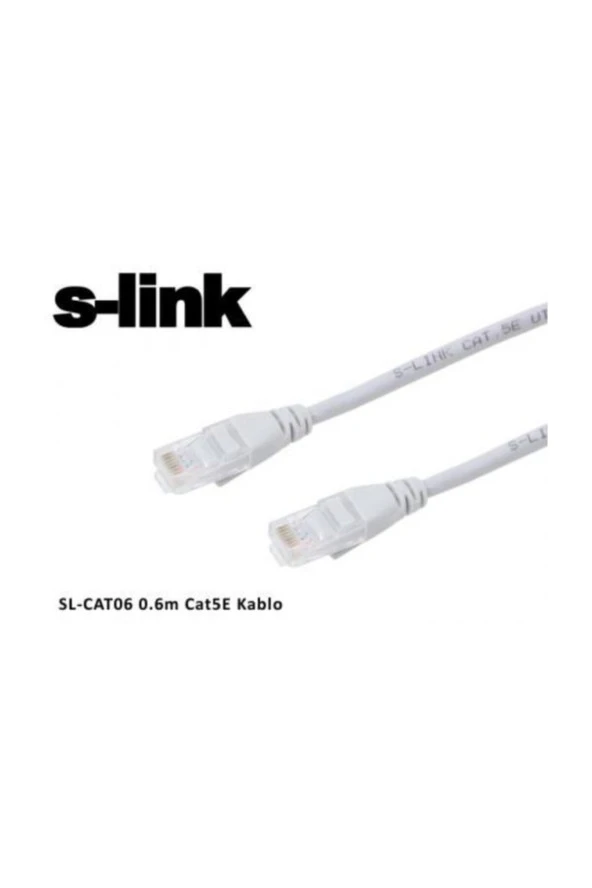S-Link Sl-Cat06 0.6M Cat5E Kablo