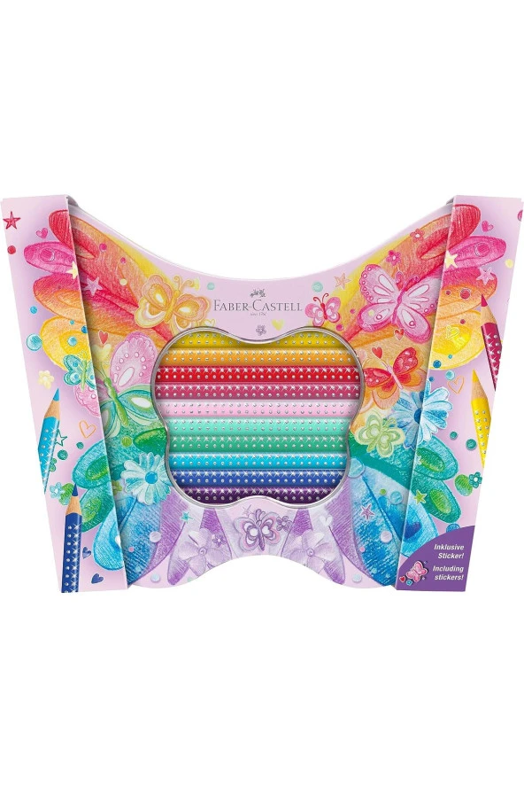 Faber Castell Sparkle Boya Kalemi 20 'li Kelebek Kutulu Boya Seti