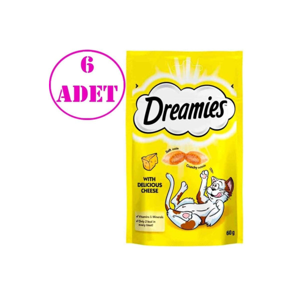 Dreamies Peynirli Kedi Ödülü 60 Gr 6 Adet