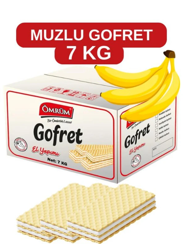 Muzlu Gofret 7 Kg Extra Çıtır El Yapımı