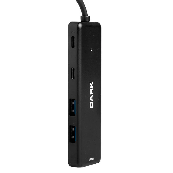 DARK Connect Master X5C USB3.2 Gen 1 Type-A to 3 Port USB-A-1 Port Type-C 2.0-1X Type-C Charge DK-AC - Resim 3