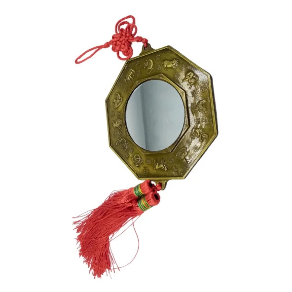 Çin Feng Shui Bagua Ayna 12x40 cm - Resim 4