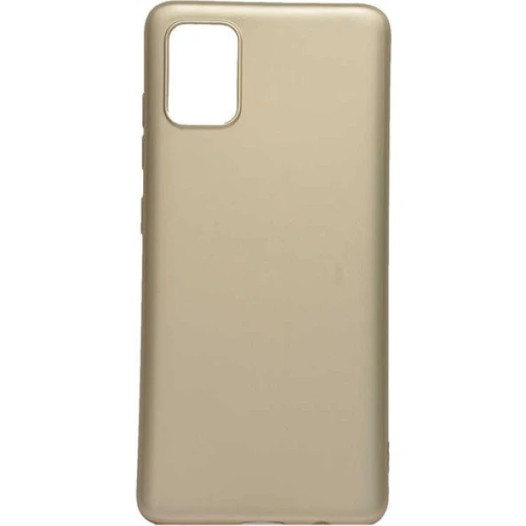 Zore Galaxy A51 Kılıf Premier Silikon Gold