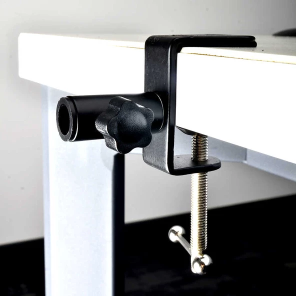 Teleskopik Masaüstü Tablet Telefon Tutucu Seviyeli Kıskaçlı 03 - 8