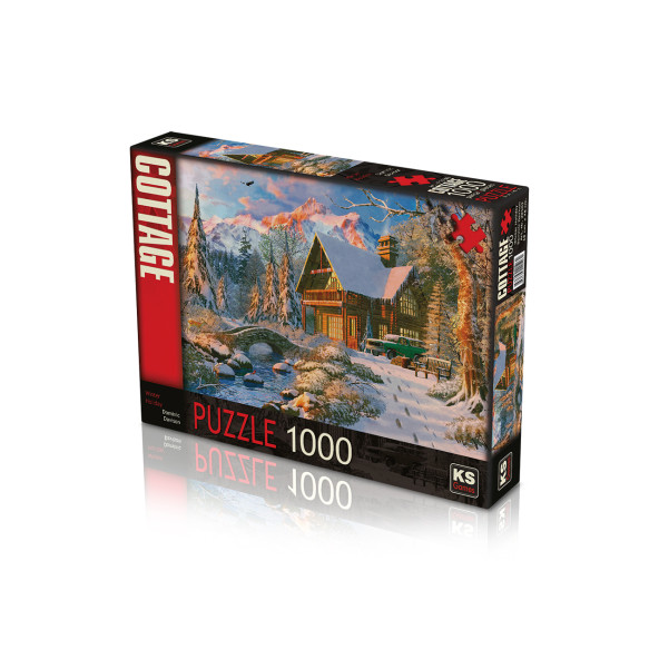 Ks Games 1000 Parça Kış Tatili Puzzle - 2