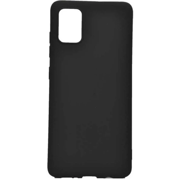 Zore Galaxy A51 Kılıf Premier Silikon Siyah