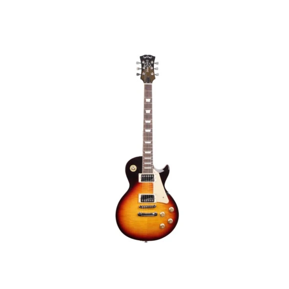Madison MEG-LPF-ITB Ice Tea Sunburst Elektro Gitar (KILIF+PENA) - Resim 2