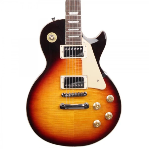 Madison MEG-LPF-ITB Ice Tea Sunburst Elektro Gitar (KILIF+PENA) - Resim 7