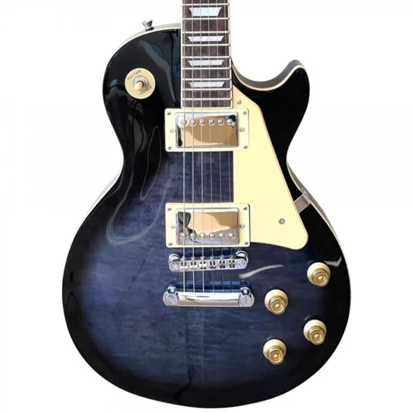 Madison MEG-LPF-TBK Trans Siyah Elektro Gitar (KILIF+PENA) - Resim 7