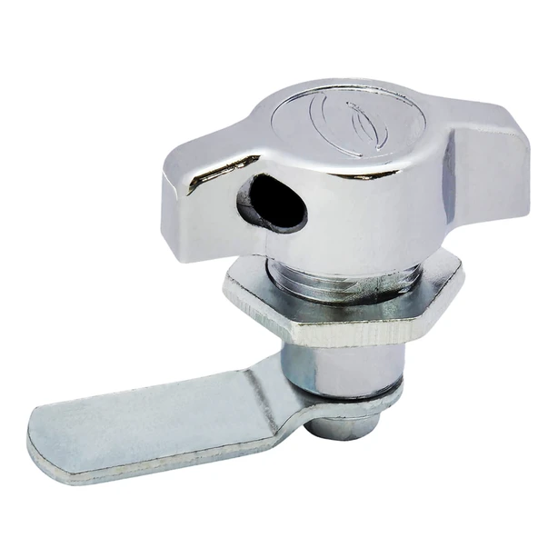 Asma Kilit Takılabilen Mandallı Kelebek Pano Soyunma Çelik Dolap Kilidi -Eğri