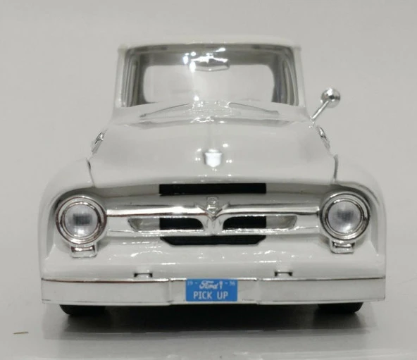 MotorMax 1956 Ford F-100 Pickup 1:24 Beyaz Model Araba - 4