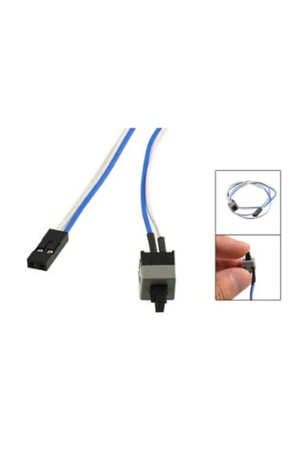 ATX Anakart kasa İçi Power Açma Kapama Buton Kablosu 4466 - Resim 5