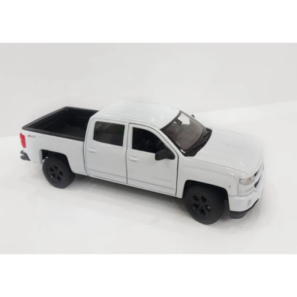Welly 2017 Chevrolet Silverado 1:24 Beyaz Model Araba ürün görseli 1