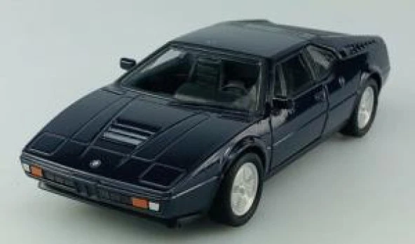 Welly Bmw M1 Dark Blue 1:24 Model Araba