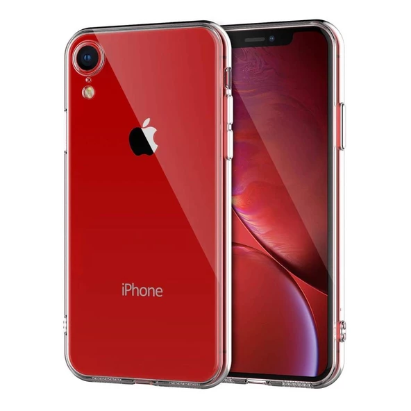 Apple iPhone XR 6.1 Kılıf Şeffaf Sararmaz Gard Silikon