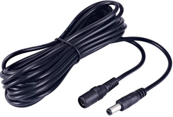 Ancheyn DC Adaptör Uzatma Kablosu 1 Metre 5.5mm x 2.1mm 5 Amper Dişi Erkek Modem Uzatma 4382 - 2