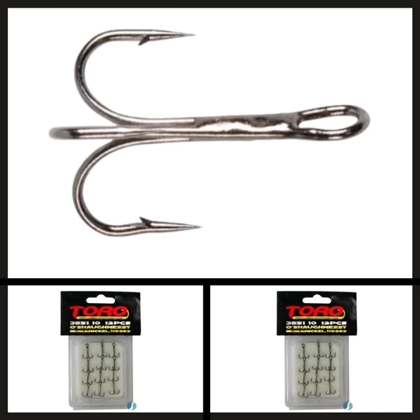 Uyguna-Yakala 3551 Protackle 6 Adet Üçlü Nikel İğne No:2-İĞN.467