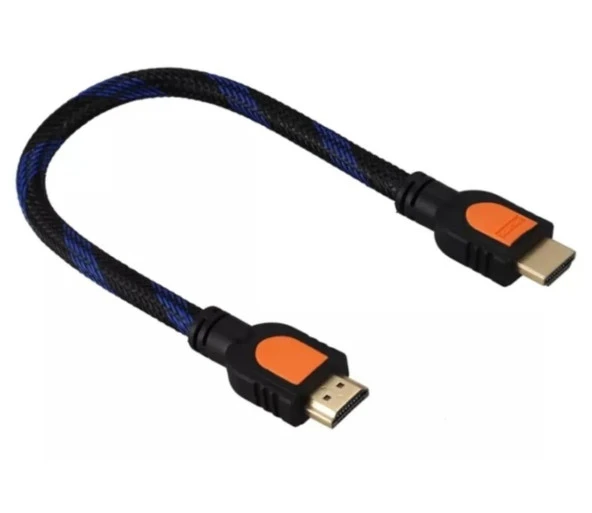 Ancheyn HDMI to HDMI Altın Uçlu Erkek Erkek HDMI Kablosu 50 cm Ara Kablo 5036 - 3