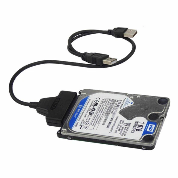 Ancheyn 2.5 inç Sata HDD Kablosu Hard Disk SSD HDD To USB Laptop Serial ATA 4536 - Resim 2