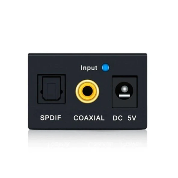 Dijital to Analog 3.5 mm Optik Ses Tos Çevirici Dönüştürücü Adaptör 5057 - 2