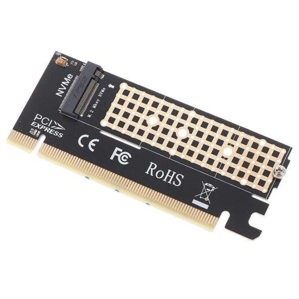 M.2 NVMe SSD NGFF to PCIe 3.0 x16 Adaptör M Key Kart Çevirici Dönüştürücü 4390 - 2