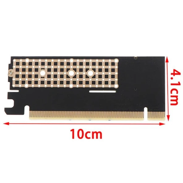 M.2 NVMe SSD NGFF to PCIe 3.0 x16 Adaptör M Key Kart Çevirici Dönüştürücü 4390 - 7
