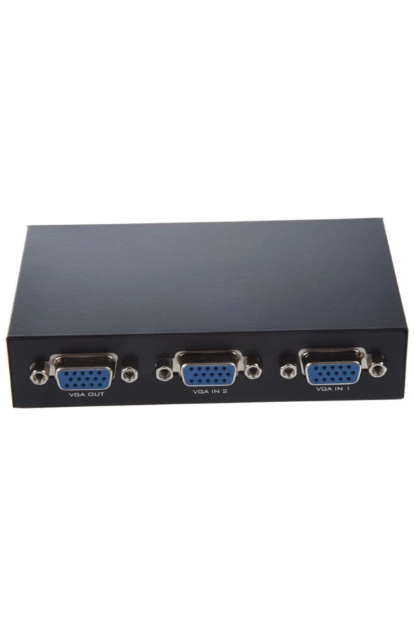 VGA Switch Çoklayıcı Ekran ve Kasa Çoğaltıcı 2 Ekran 1 Kasa veya 2 Kasa 1 Ekran 4675 - 2