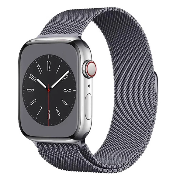 Apple Watch 7 8 41mm Kordon Milano Loop Metal Kordon - 5