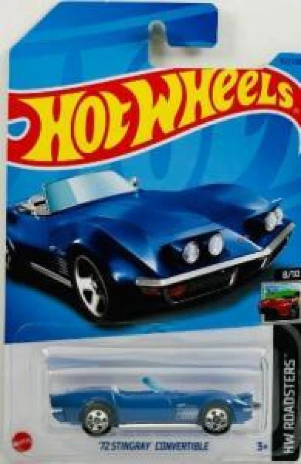 Hot Wheels 72 Stringray Convertible 8/10 132/250 Model Araba