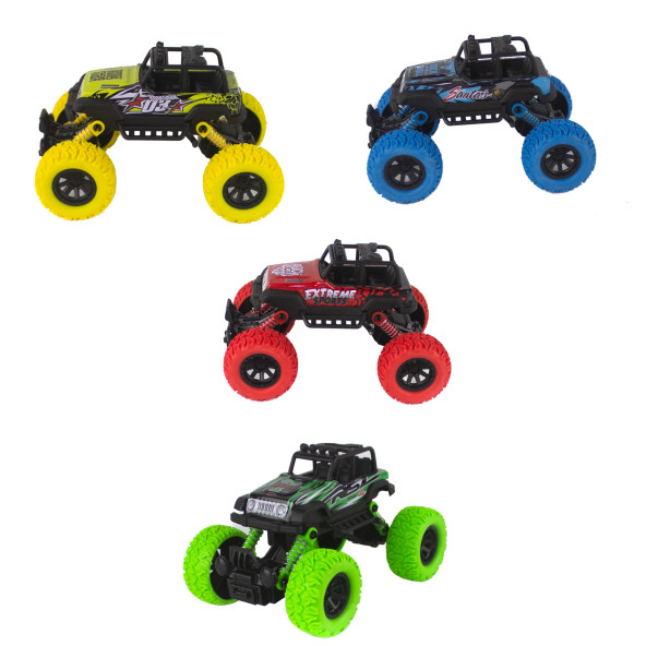 Oyuncak Araba Çek Bırak Araba Rock Roll Araba 4X4 - 4