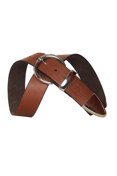 Trend Suni Deri Kadın Spor Kemer Taba 0155 - 2