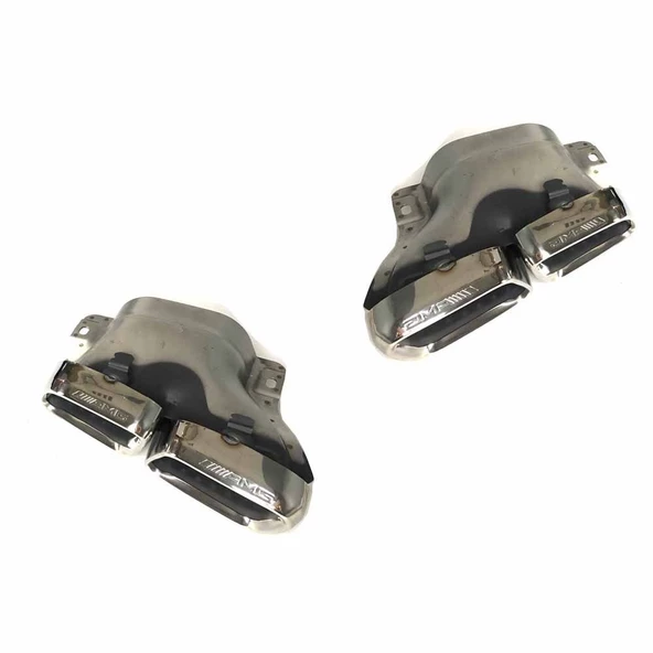 AUTOGP Mercedes w205 makyajlı c63 arka difüzör ve egzoz ucu krom 2019+ - Resim 2